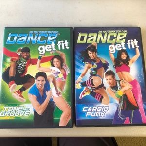 2 Dance Get Fit DVDs So You Think You Can Dance - Tone and Groove, Cardio Funk